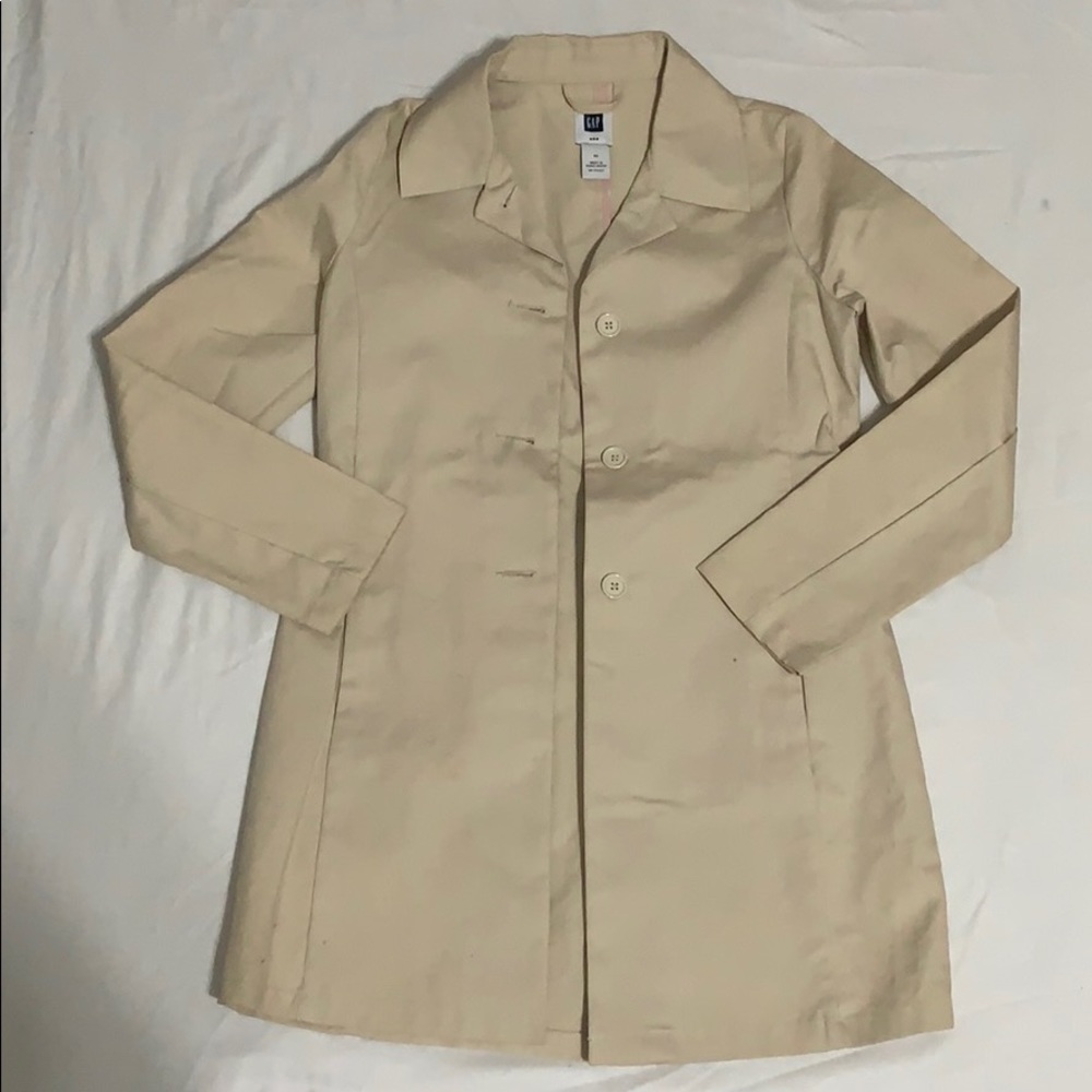 Gap Cream Colored Dress/Pea Coat